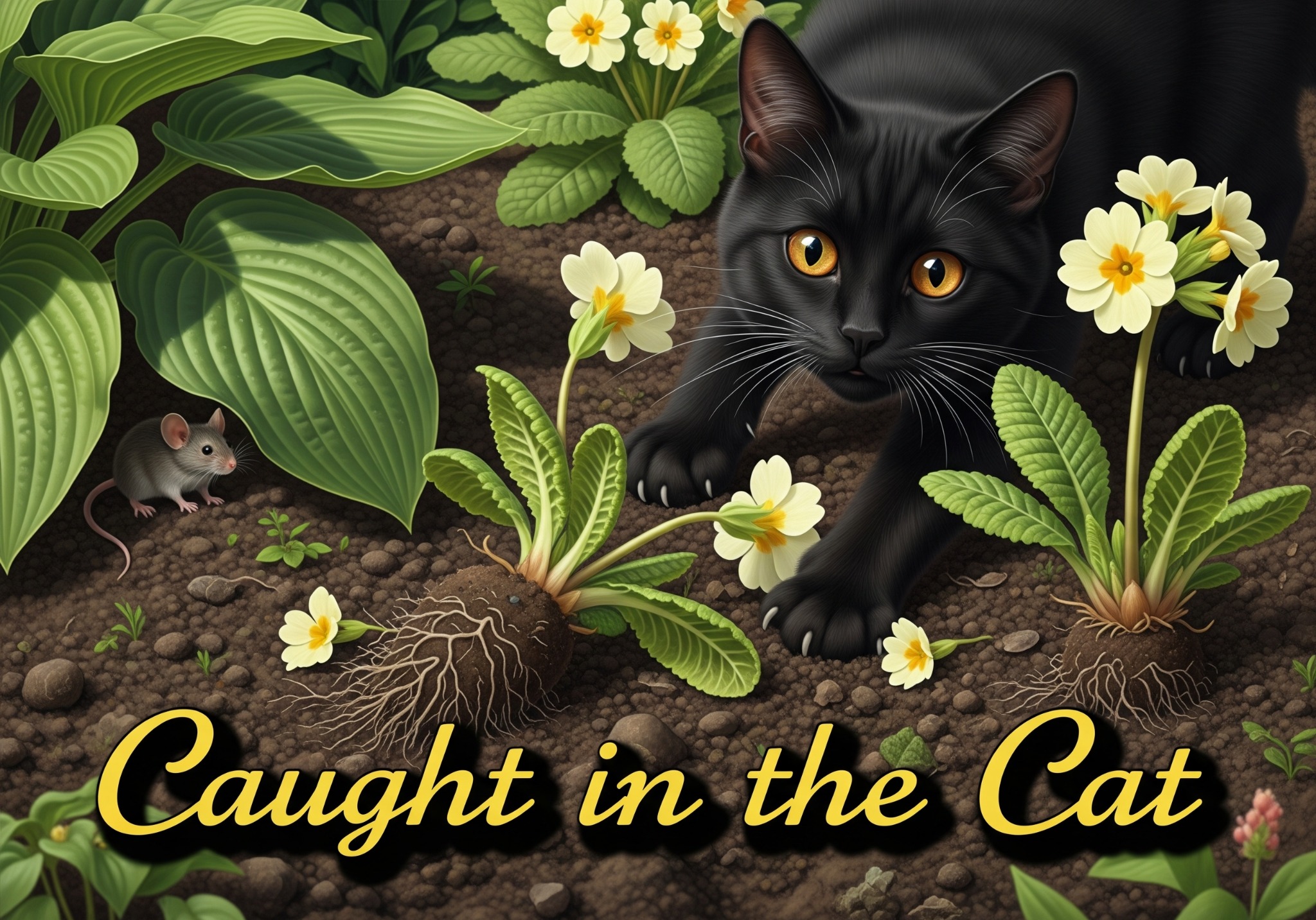 Caught in the Cat Banner